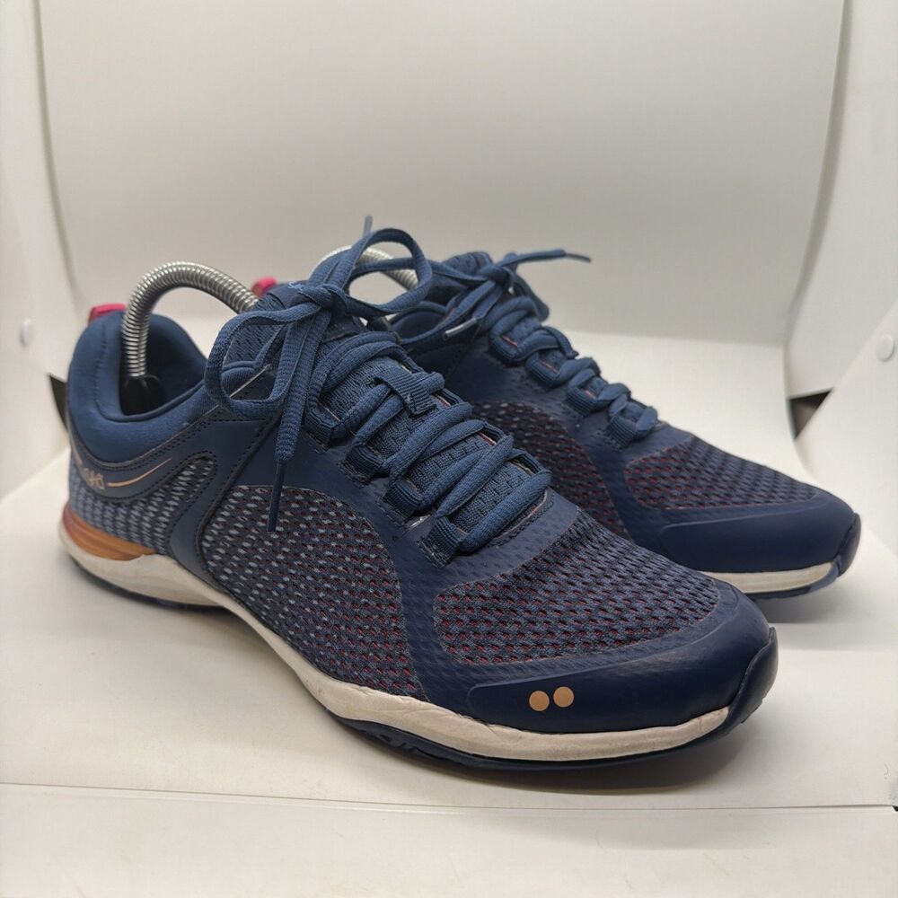 Ryka Women's Graphite Navy Mesh Walking Running Training Shoe Sz 9.5 M